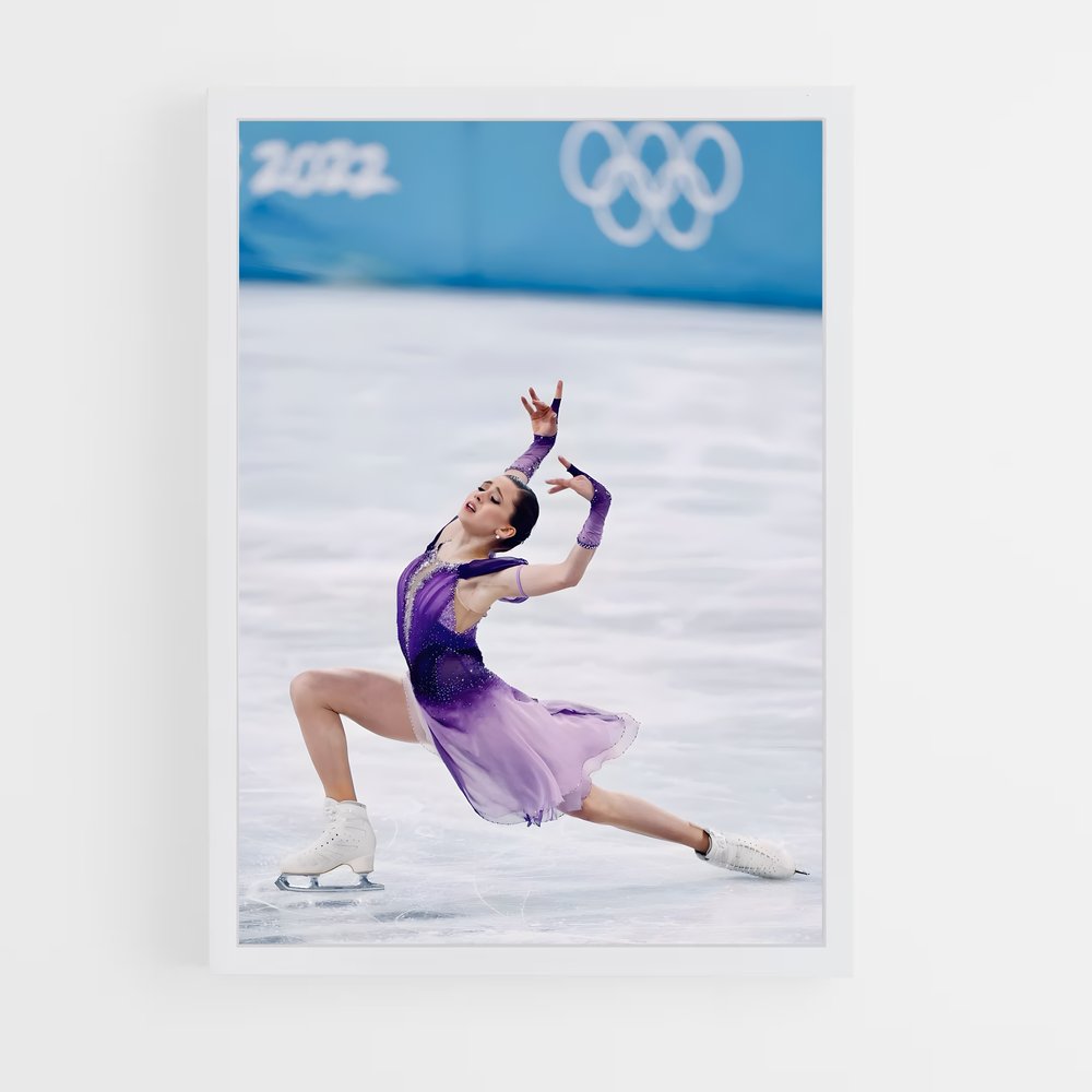 Poster Kamila valieva glacial – affiche Patinage artistique (vue 3)